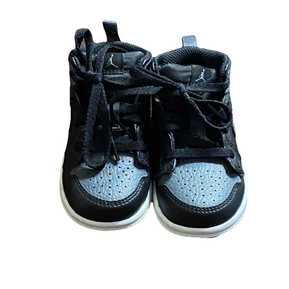 NIKE  high top sneakers Size 6 C Unisex Black & Gray  Kids  Toddler Shoes - Picture 3 of 14